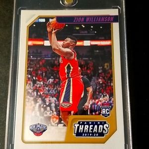 Zion Williamson 2019 Threads RC Pink Variation SP